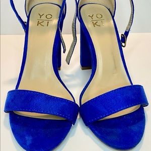 Royal Bleu heels shoes